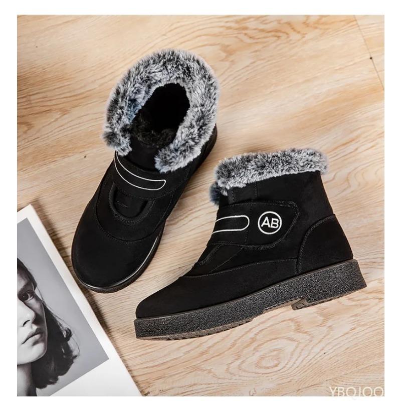 Fashionable Versatile Women's Winter Shoes Minimalist Comfortable Super Warm Ankle Boots Woman Snow Boots Low Heels Shoes