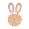 Easter Bunny Rope Craft Holiday Party Table Decoration Heat Insulation Mat