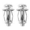 5/10pcs Petal Rivet Lock Nuts with Screw Fixed License Plate for Car Screw Iron Skin Car Metal Screw Jack Nuts Hollow Wall