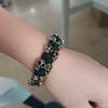 Punk Skull Paracord Bracelet for Men Vintage Style Handmade Adjustable Wristband for Men