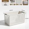 Sundries Storage Box for Toys, Snacks, and Wardrobe - Plastic Organizer for Home, Living Room, or Desktop Use