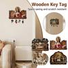 1pcs Scene Of Jesus The Last Supper 2D Flat Wooden Wall Wooden Pendant Decorat Home Ornaments Figurine Creative Christian D E7W7