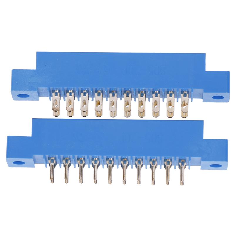 1 Stück 805 Serie 3,96 mm Raster Leiterplatten-Slot Lötkantensteckverbinder 8-72 Pins