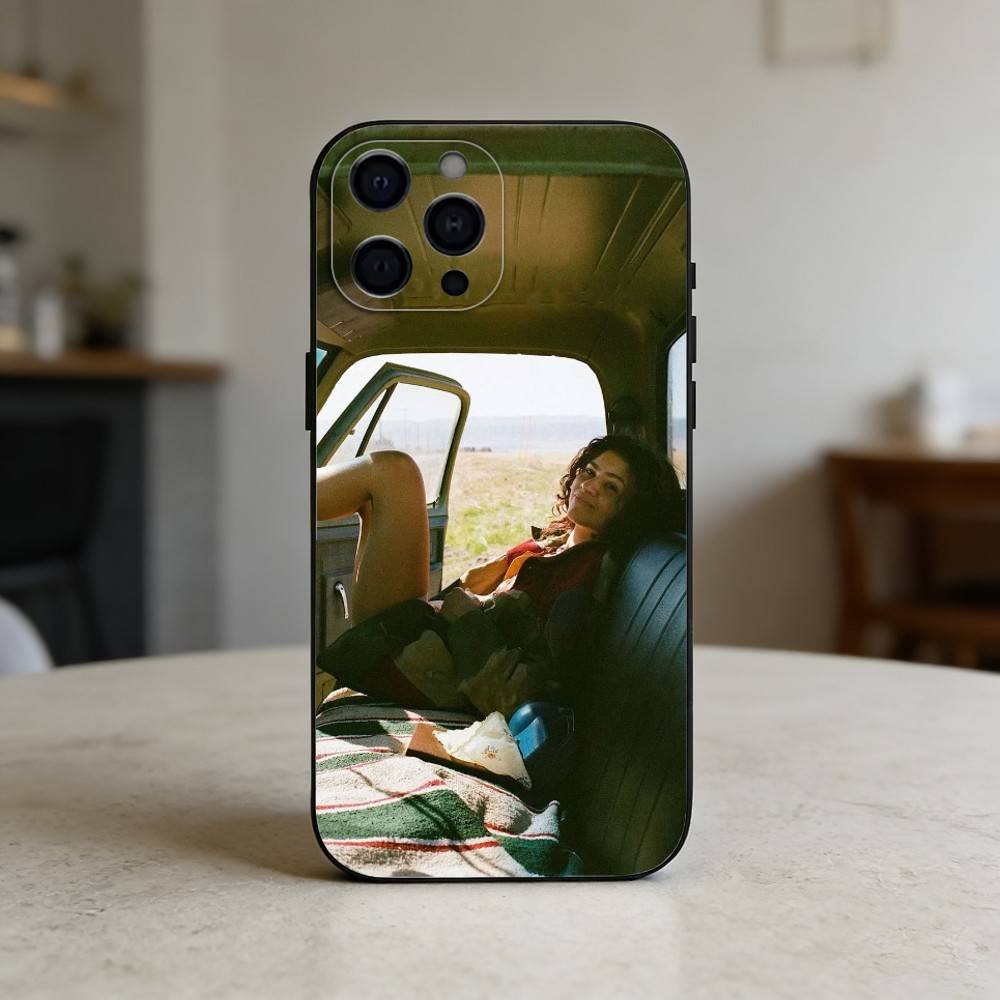 E-Euphoria S-Season Phone Case For iPhone 17,16,15,14,13,12,11 Plus,Pro Max,SE4Soft Silicone Black Cover