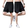 Unisex Quick-Dry Basketball Running Shorts - Fake Two-Piece Sportswear for Summer
