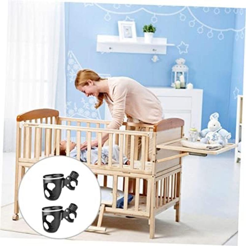 2 Pack Stroller Cup Holder, Non-Slip Durable Drink Holder, Easy to Install Buggy Accessories for On-the-Go