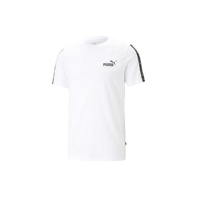 Einfarbig Rundhals Locker Geschnitten Lässig Atmungsaktiv Kurzarm T-Shirt Herren Oberteile Weiß 676670-02