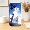 M-Munou Na Nana Phone Case Silicone black Soft For IPhone 17,16,15,14,13,12,11,SE,Plus Pro Max