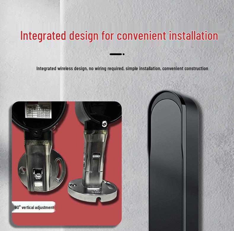 Battery-Powered Wireless Infrared Beam Detector, Outdoor Waterproof Anti-theft Alarm, Easy Installation, No Wiring Needed