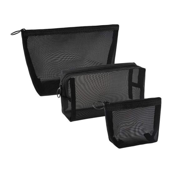 Geantă Cosmetică din Plasă Portofel Organizator Pungă Transparentă Geantă de Machiaj de Călătorie Organizator pentru Produse de Îngrijire a Pielii Cosmetice