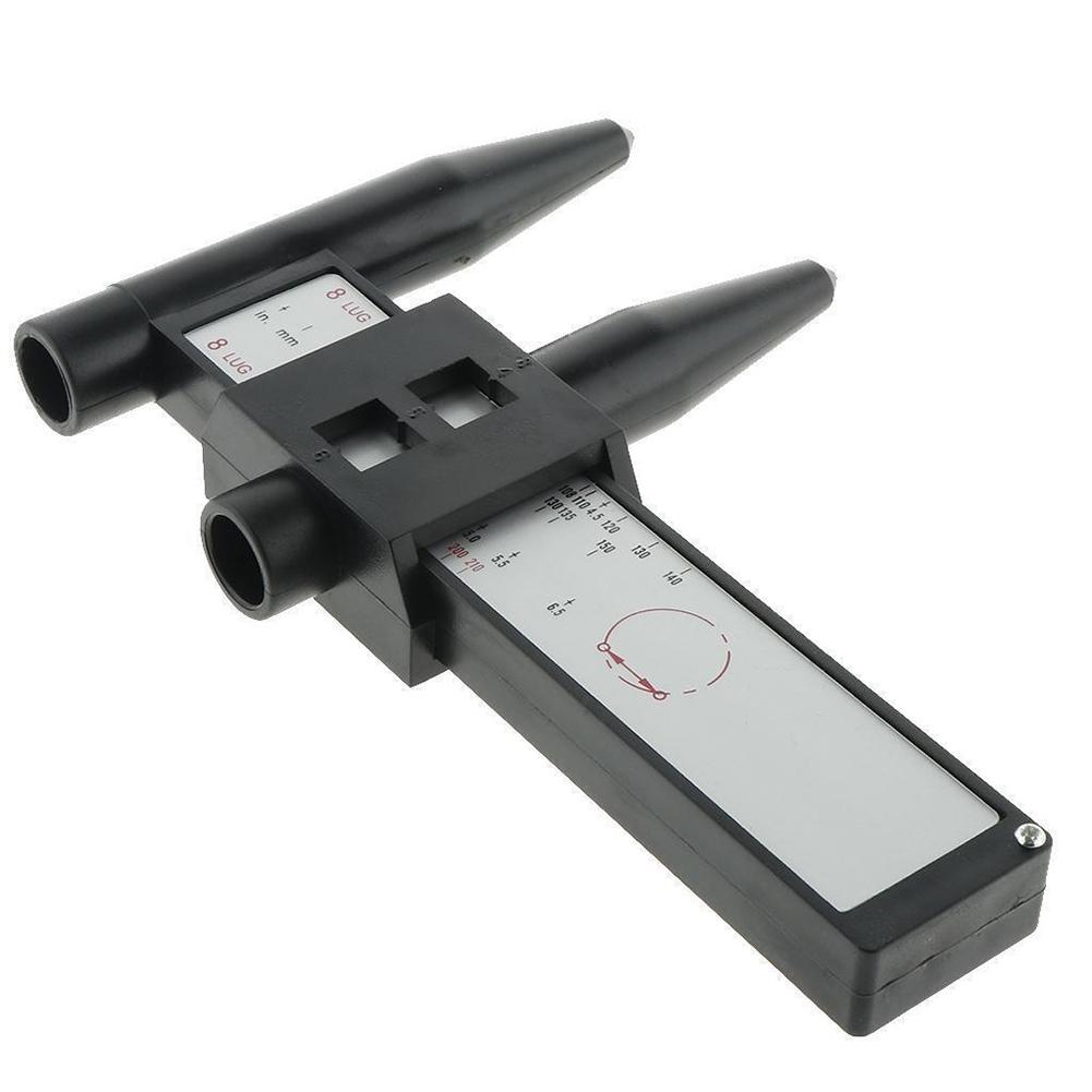 Wheel Pattern Automotive Tools Car PCD Ruler Gauge Tool Common Measure A Turned
