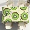1PC Green Kiwi Fruit Table Cloth Party Decor Dining Room Home Kitchen Patios Waterproof Stain-Proof Table Cloth