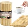 1000pcs Bamboo Coffee Stir Sticks, 5.5" Disposable Hot Drink Beverage Stirring Swizzle Stir Sticks For Coffee, Milk, Tea, Juice, Cocktail, Chocolate,