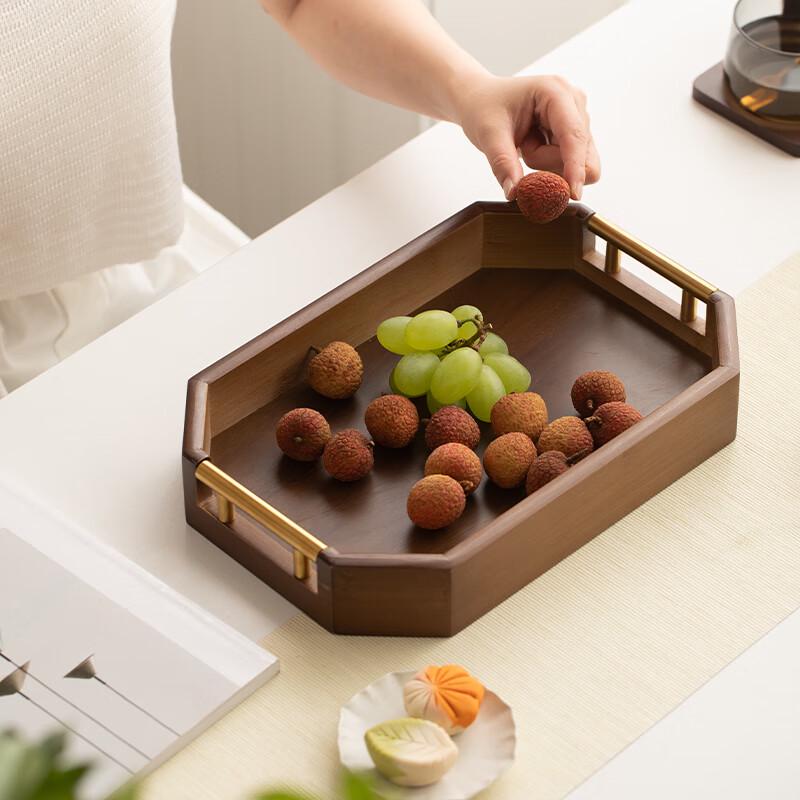 Neues Holz-Serviertablett im chinesischen Stil