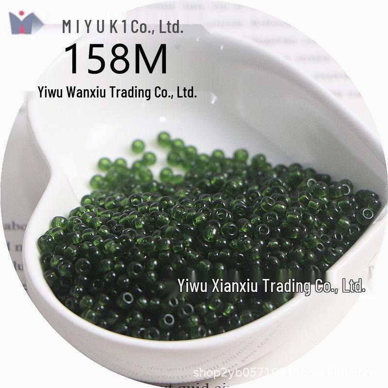 MIYUKI 3mm Transparent Glass Seed Beads for DIY Jewelry Making
