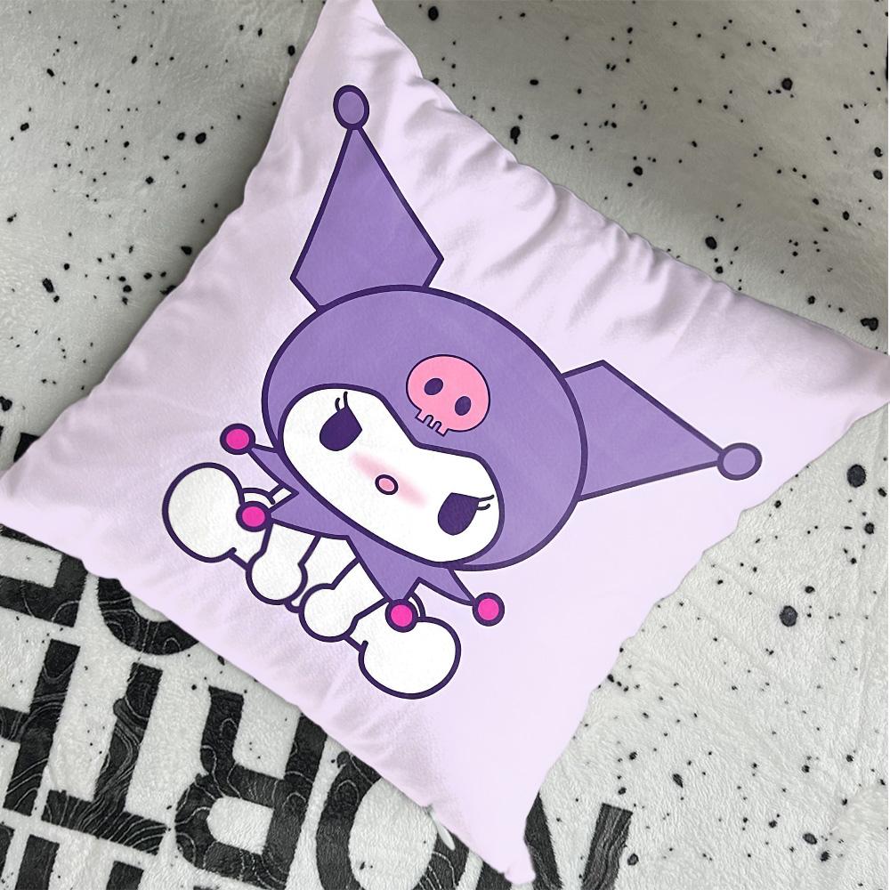 Kawaii KKuromi Pillowcase Cushion Cover x Ornamental Pillows Christmas Decoration Personalized Gift Nordic Home