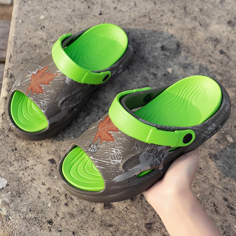 Fashion Summer Men's Bedroom Sandals Eva Casual Shoe Platform Soft Anti-slip Sandal for Men Outdoor Beach Mans Flip-flop Explosive Style