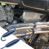 Ygmylandbb Motorrad Auspuffrohr Schalldämpfer Feder Feder Auspuffrohrfeder Flexibler Haken Motorradausrüstung