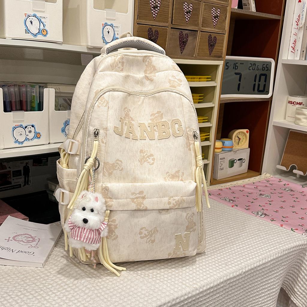 Schoolbag trendy cool schoolbag male high school student fashion Korean version large capacity travel backpack female college student backpack