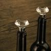2PCS Decorative Crystal Wine Bottle Stopper Zinc Zinc Zinc Alloy Wine Bottle Cork Wine Bottle Sealer Party