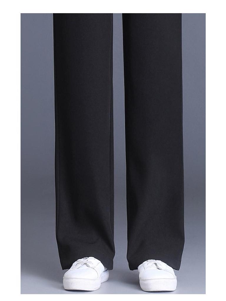 Damen Anzughose mit fließendem Schnitt und geradem Bein, Frühjahr/Herbst 2026: Locker, Schlankmachend, High-Waist, Elegant, Schmal-Weiter Bein, Lässiger Stil.