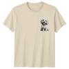Happy Fluffy Dog Animals Dogs Unisexs TShirt Unisexs Tee Graphic Unisex Top
