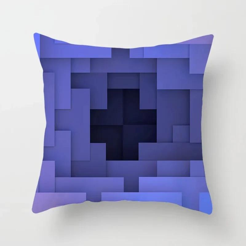 Office Decoration Cushion Cover Home Pillowcase Square Personality Geometric Pattern Decoration