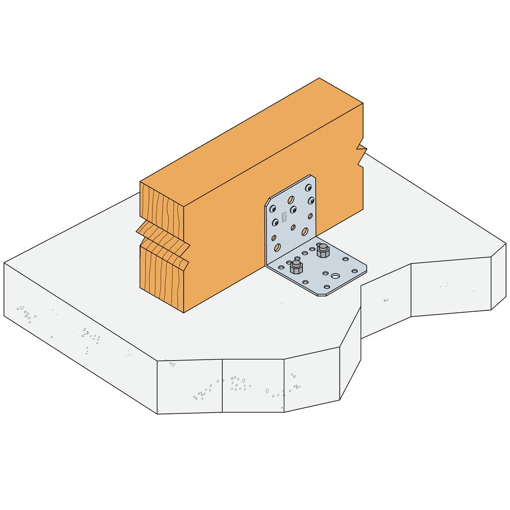 Ab90 Angle Connector 90X90X65X2.5Mm
