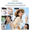 Genuine Handheld Semiconductor Cooling Fan with Ice Pack for Home, Office, and Outdoor Use - Foldable Design