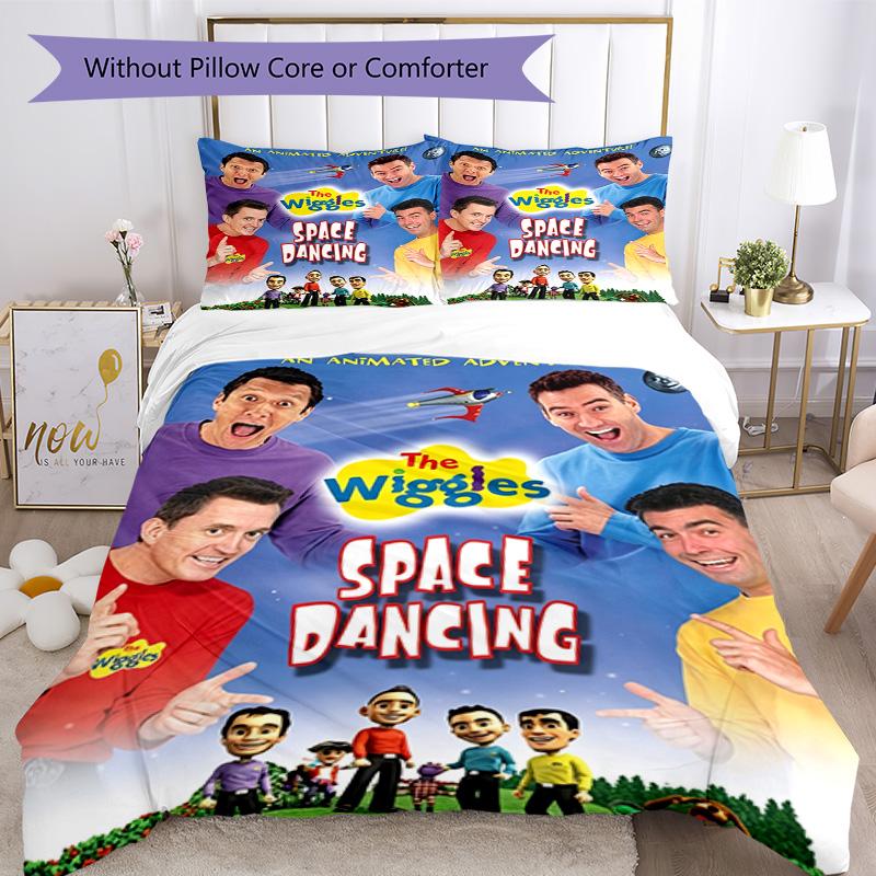 Wiggles Duvet Cover Set Suitable For Living Room Lightweight Christmas Gift