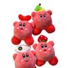 Cute Kirby Star Plush Keychain Pendant - Mini Doll Backpack Ornament