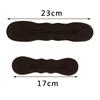 2 PCS Multifunctional Hair Bun Maker Twist Sponge Plastic Loop Hairpin Donut Bun Curler  Women Girl