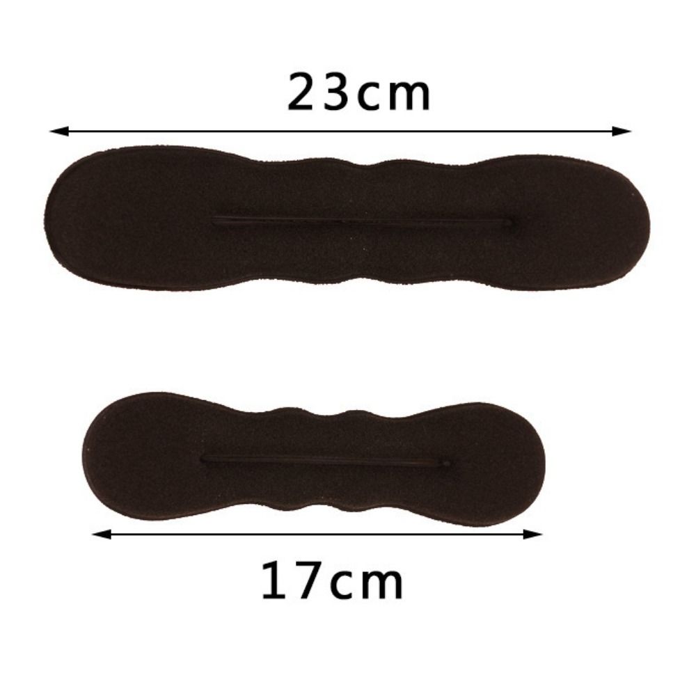 2 PCS Multifunctional Hair Bun Maker Twist Sponge Plastic Loop Hairpin Donut Bun Curler Women Girl