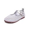 Mode Kinder Ballerinas Schuhe Mesh Atmungsaktiv Kinder Prinzessin Schuhe Ausgehöhlt 2025 Sommer Einfarbig Weiche Sohle Rutschfest Mädchen Sandalen