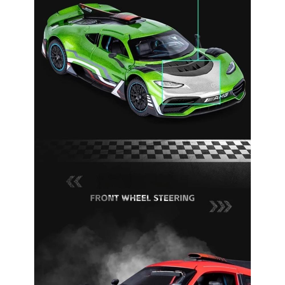 1/24 Scale Mercedes-Benz ONE Alloy Model Car - Stunning Replica for Car Lovers - Detailed Craftsmanship, Premium Material