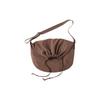 UNIQLO U Collection Cotton Shoulder Bag, Crossbody Bag Regular Unisex Brown 456847-34