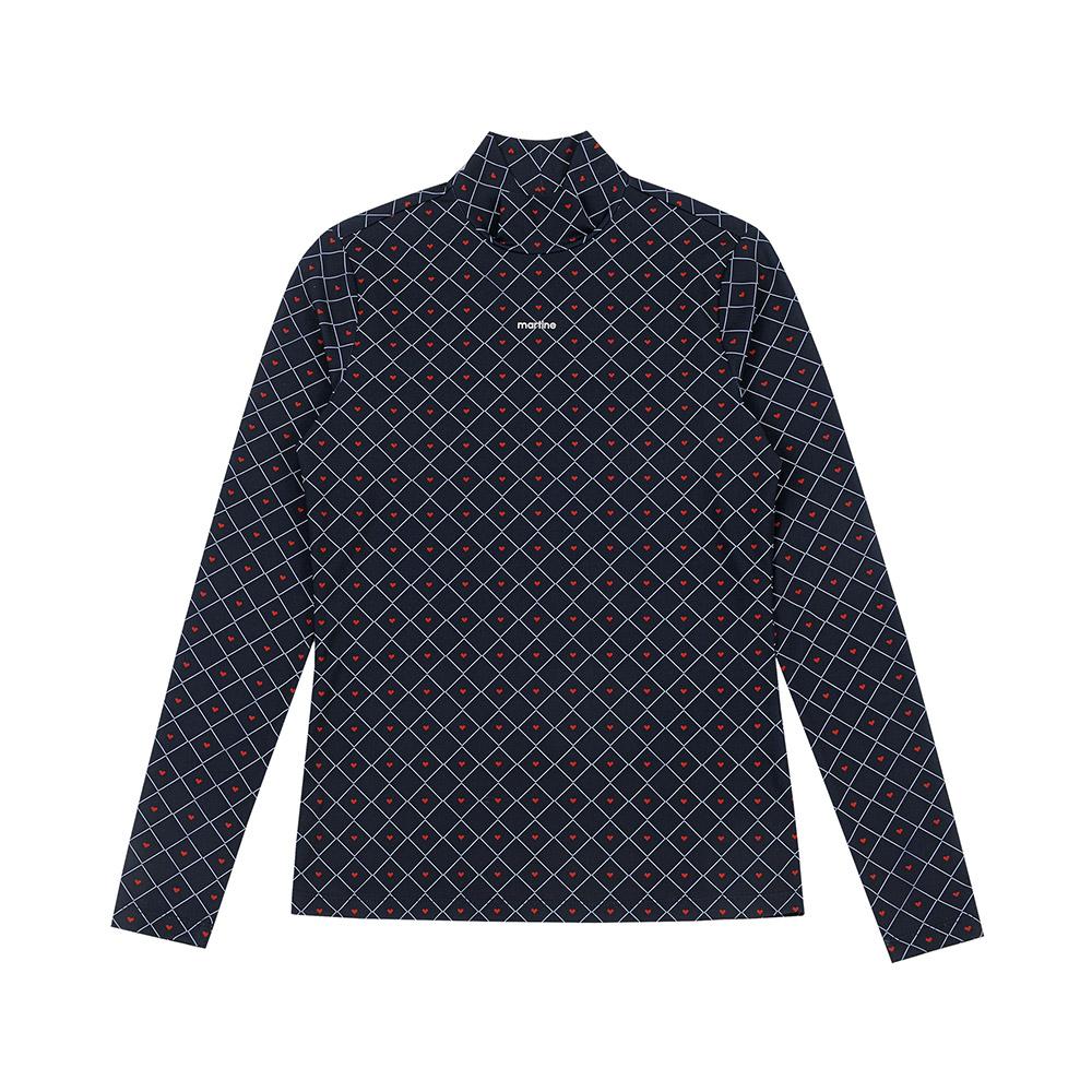 MARTINE GOLF Graphic Print Turtle T-Shirts_Navy