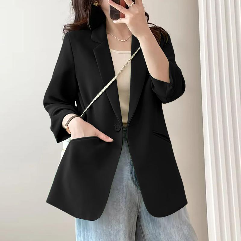 

ZANZEA Женские повседневные кардиганы с лацканами и длинными рукавами S