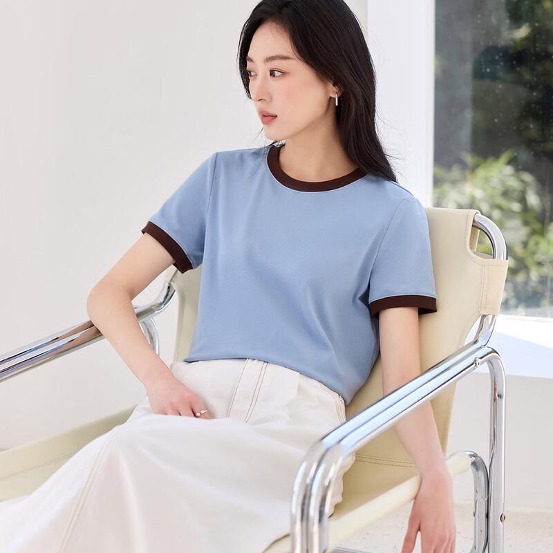 Women's Commuter Color-block Short Sleeve T-shirt