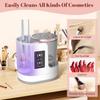 3 IN 1 Electric Makeup Brush Cleaner Machine With Makeup Brush Dryer-Holder-Portable Automatic USB Cosmetic Brushes Cleaner Tool for All Size Beauty