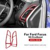 For Ford Focus SE RS ST Ecoboost 2012-2015 2016 2017 2018 LHD RHD Real Soft Carbon Fiber Sticker Car Side of Instrument Outlet