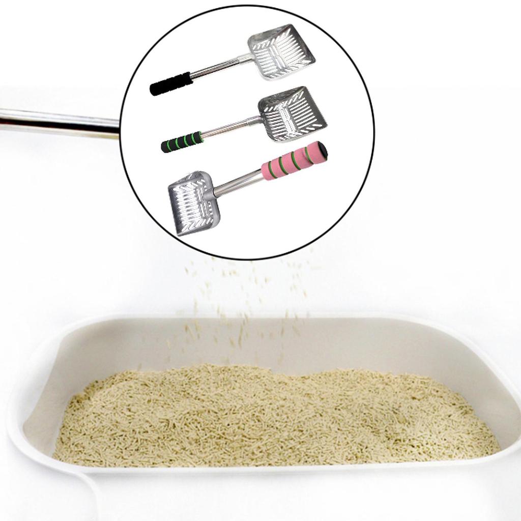 Metal Cat Litter Scoop Pet Cleaning Supplies Dog Cat Waste Lift Scoop Kitten Waste Scooper for Dogs Kitty Pet Supplies Kitten