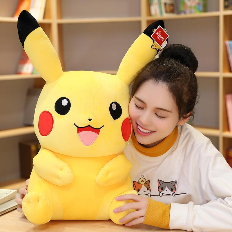 Auger Pikachu Doll Plush Toy Pokémon Elf Doll Children Large Birthday Gift Female