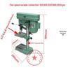 ZHX 13MM Lightweight Mini Bench Drill: Variable Speed Electric Drill Press for Home Woodworking.