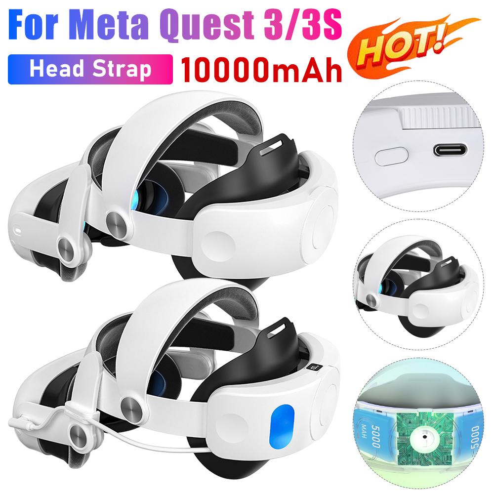 For Meta Quest 3S VR Headset Headband Head Strap Holder Comfort VR Glasses Headband Headset Helmet For Meta Quest 3S Accessories