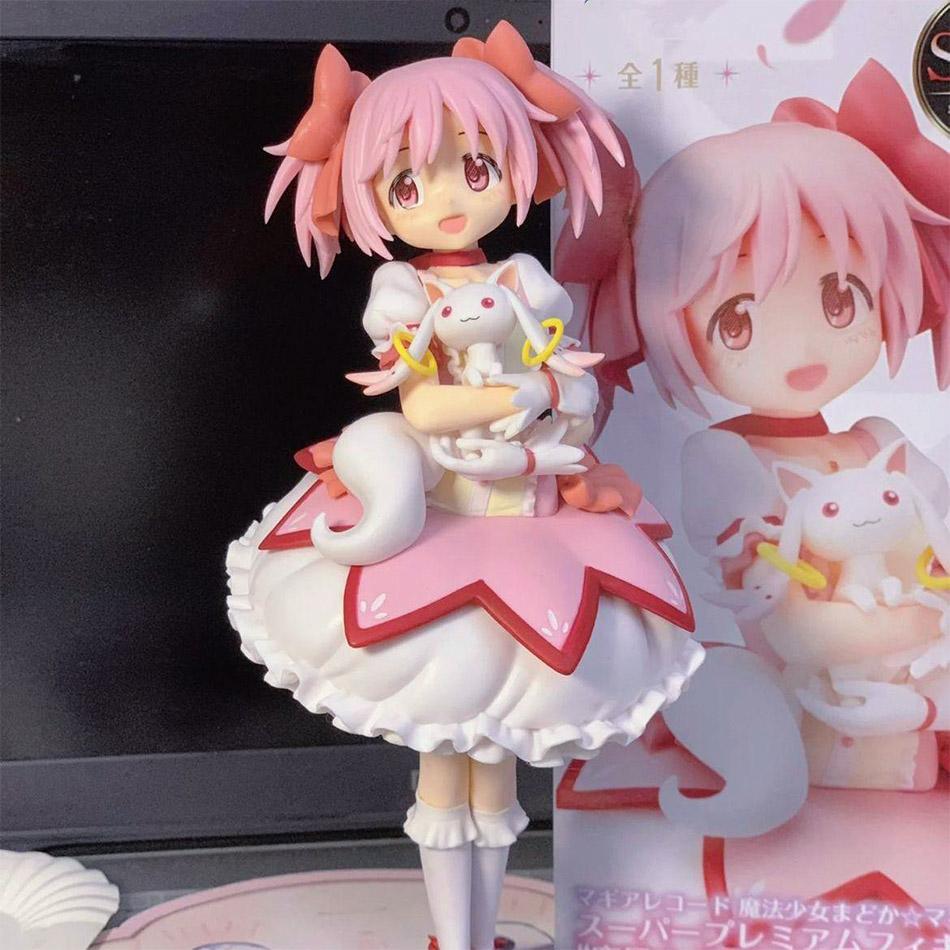 Factory Direct Magical Girl Anime Movie Merch | Kaname Madoka Standing/Sitting Chibi Collectible Figurine | Fan Collection