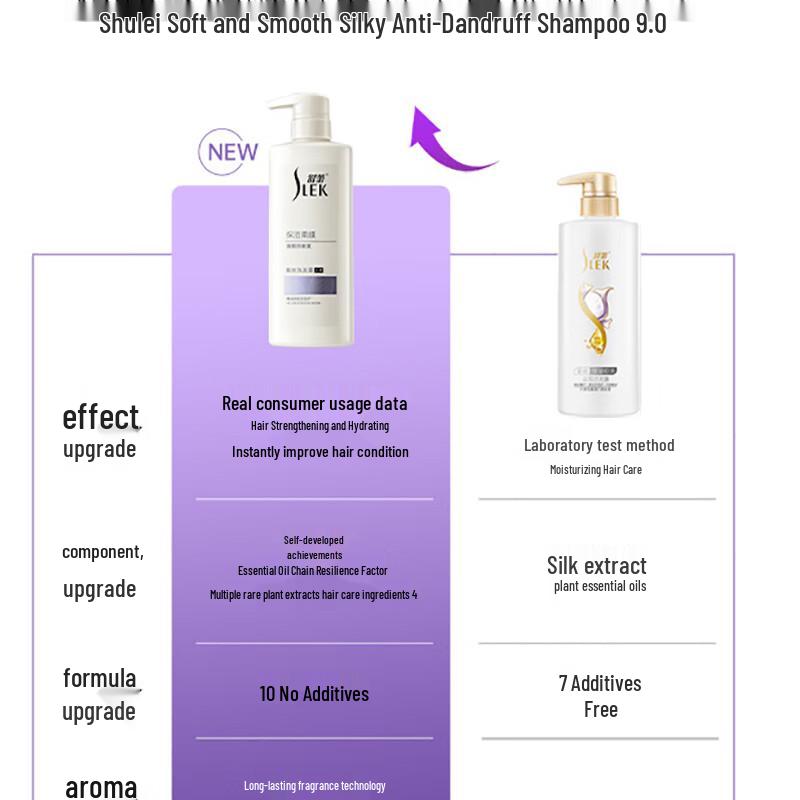 Sleek Silk Moisturizing Anti-Dandruff Shampoo