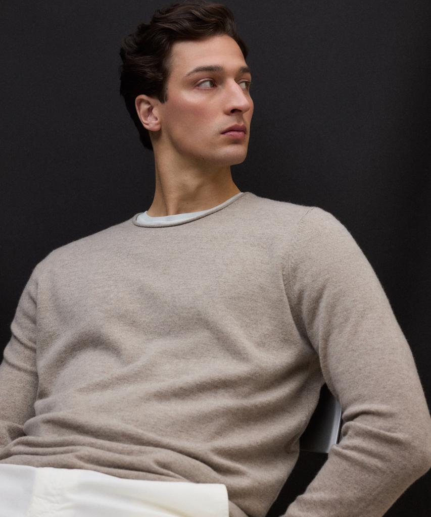 Ekoalpeu Men'S Beige Ulan Sweater