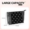Custom Ethnic Bohemia Black Paisley Bandana Cosmetic Bag Women Cute Big Capacity Makeup Case Beauty Storage Toiletry Bags
