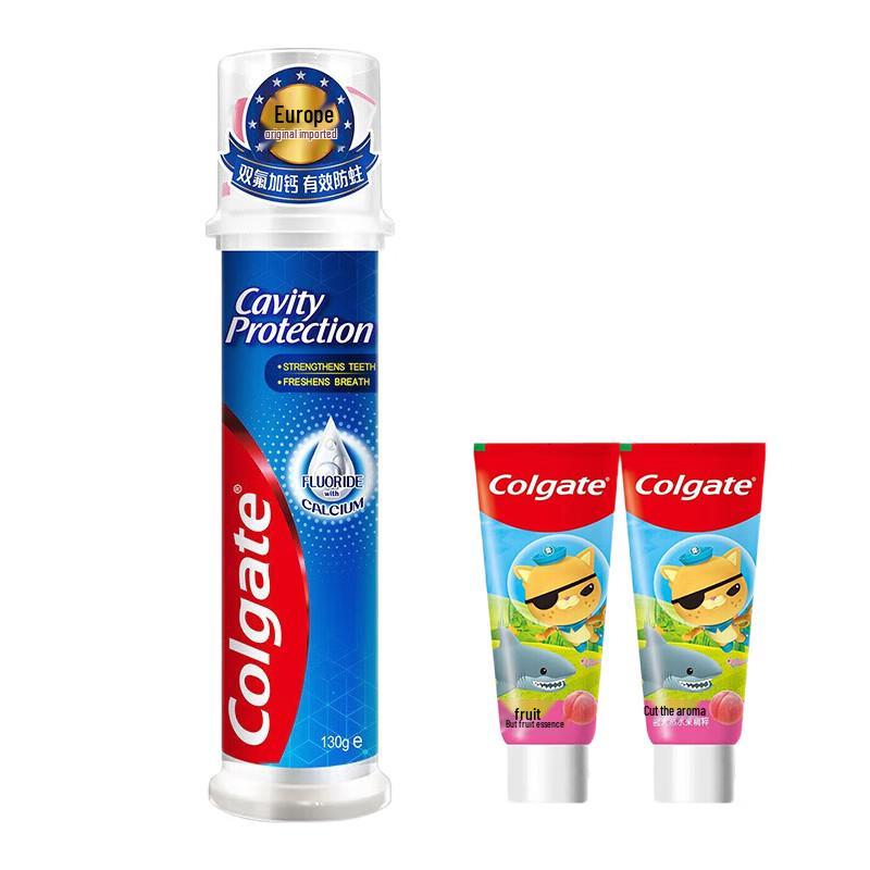 Colgate Toothpaste Bundle: Anti-Cavity & Peach Milk Flavor